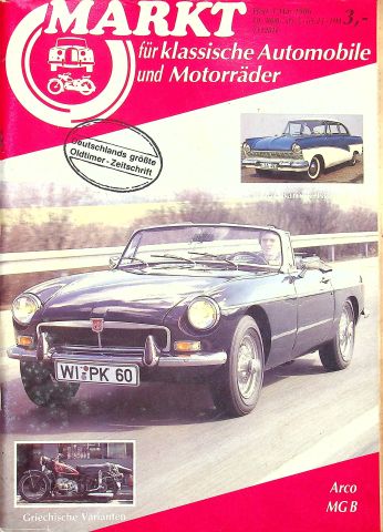 Deckblatt Oldtimer Markt (05/1986)